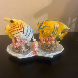 Tropical Fish Salt and Pepper Shakers